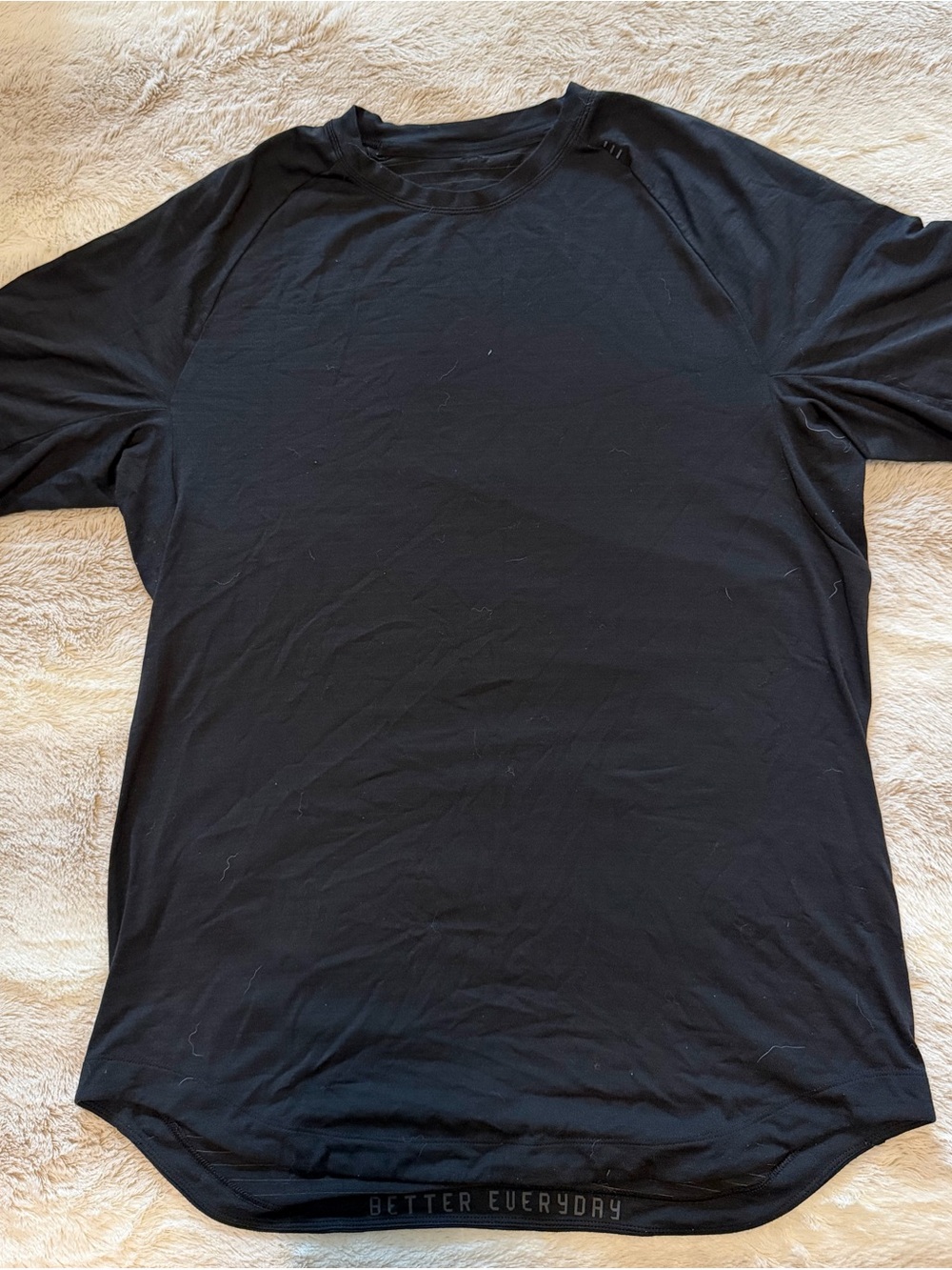 lululemon athletica Black Short Sleeve License to Train Tee